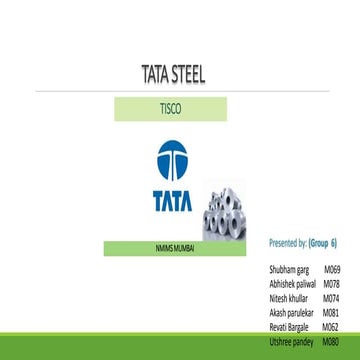 Tata steel, industrial marketing B2B