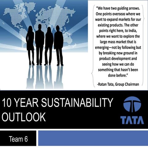 Tata sustainability outlook sample