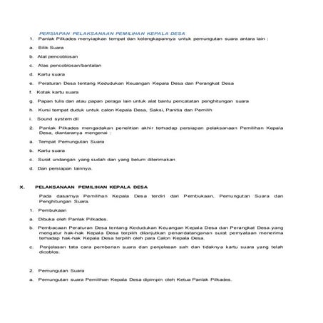 Tata tertib pilkades