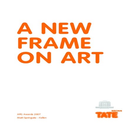APG Awards: Tate Collections 