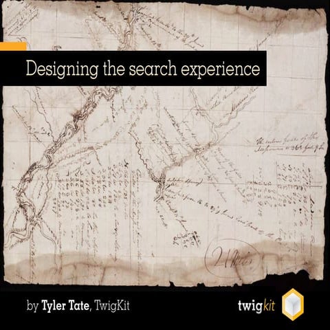 Tate Tyler - Designing the Search Experience
