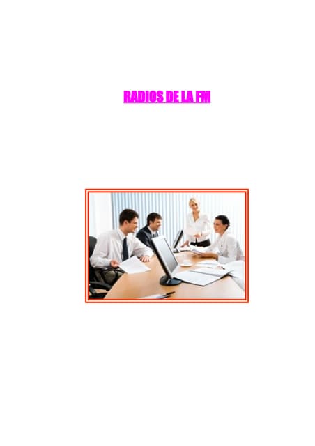 RADIOS EN FM