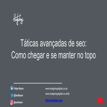 Táticas Avanças de SEO: Como Chegar e se Manter no Topo