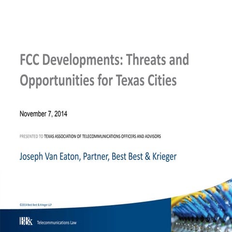 Tatoa FCC Threats and Opportunities