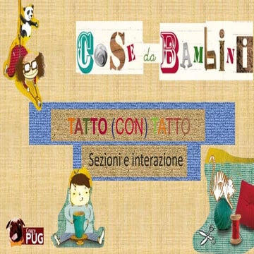 Tatto contatto sezioni_interazione