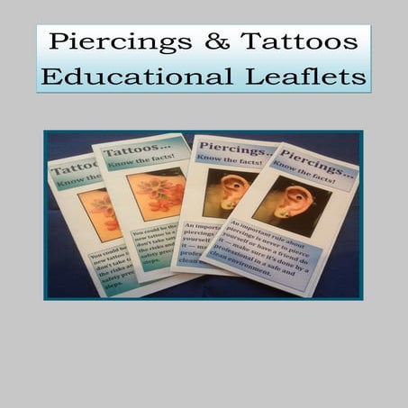 Tattoos and piercings | PDF