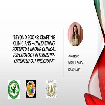 "Beyond Books: Crafting Clinicians – Unleashing Potential in Our Clinical Psy...