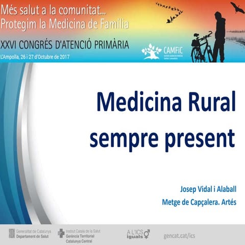 Medicina rural sempre present | PPTX