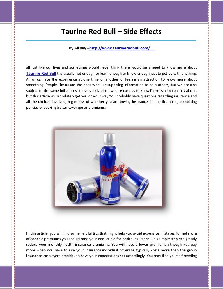 C Est Quoi La Taurine Dans Le Red Bull Taurine red bull