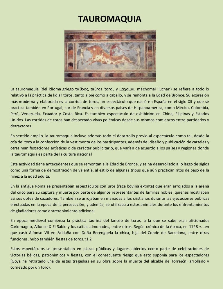 Tauromaquia