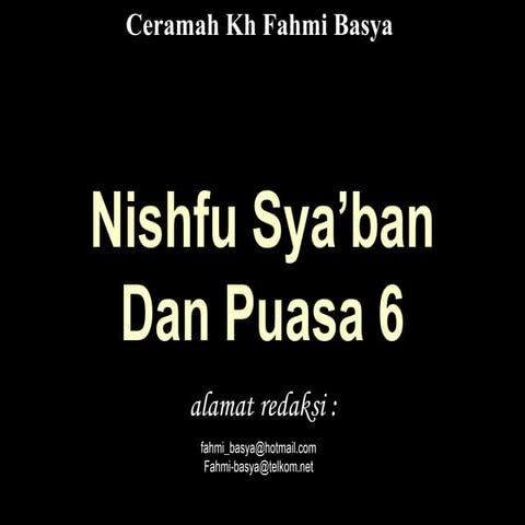 Tausiah tarhib ramadhan