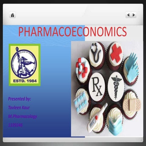 Pharmaconomics