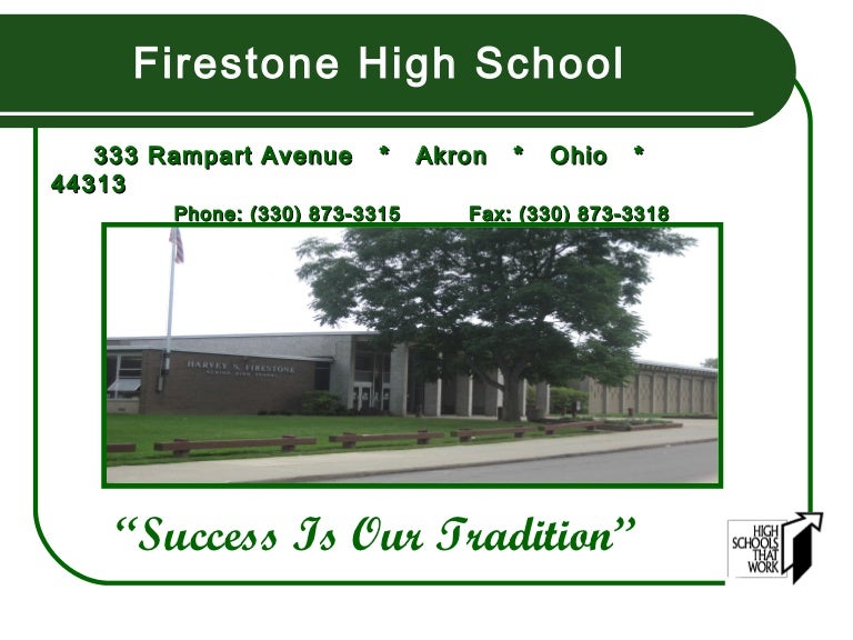Firestone High School 333 Rampart Ave Akron Oh 44313 School Walls