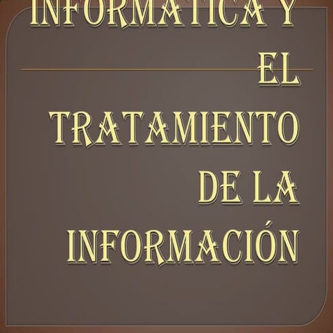Diapositivas relacionadas con la intriduccion a  la informatica