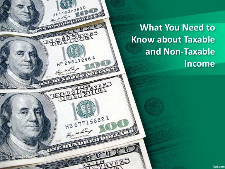 Taxable vs Nontaxable