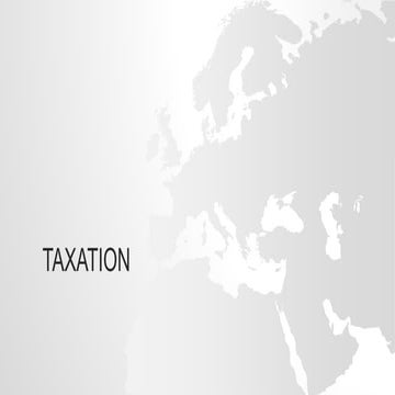 Taxation
