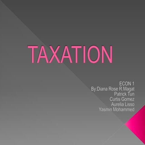 Taxation 3