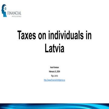 Taxation of individuals in Latvia