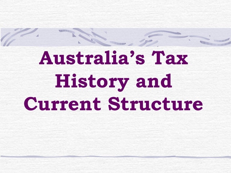 Australian Taxation System