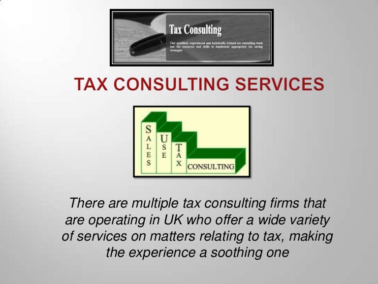 Tax Consulting Services in UK