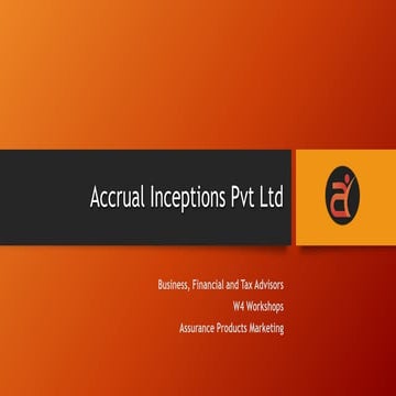 Tax guide Accrual Inceptions