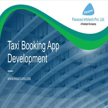 Taxi booking app development