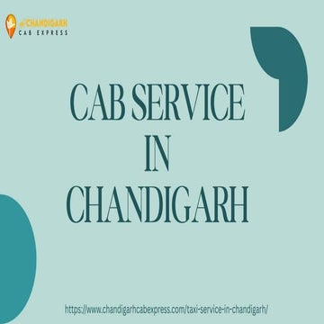 Best Taxi & Cab Service in Chandigarh for Daily Travel