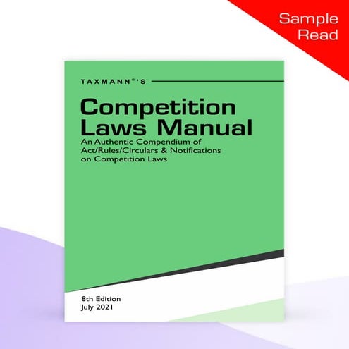 Taxmann's Competition Laws Manual   