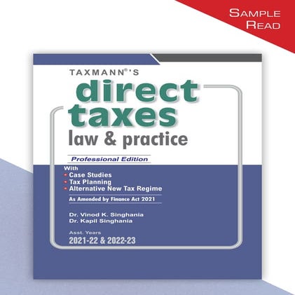 Direct Taxes Law & Practice – Professional Edition | PDF