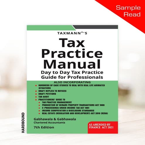 Taxmann's Tax Practice Manual