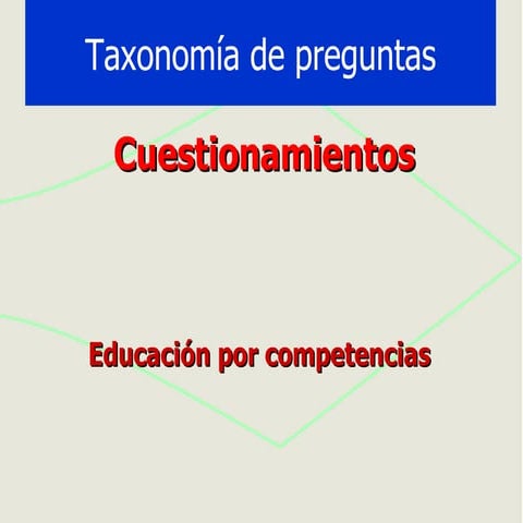 Taxonomía de Bloom