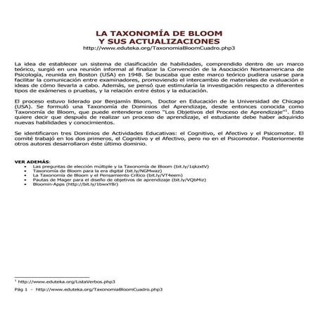 Taxonomia bloomcuadro