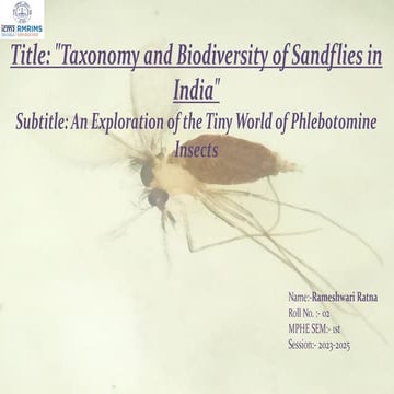 Taxonomy and Biodiversity of Sandfly in India By Rameshwari Ratna.pdf