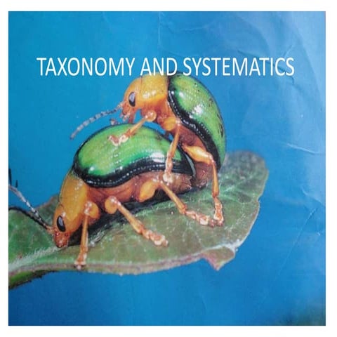 TAXONOMY and Systematics of diffrent insects in environment. pptx