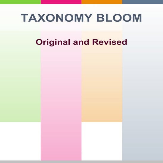 Taxonomy bloom