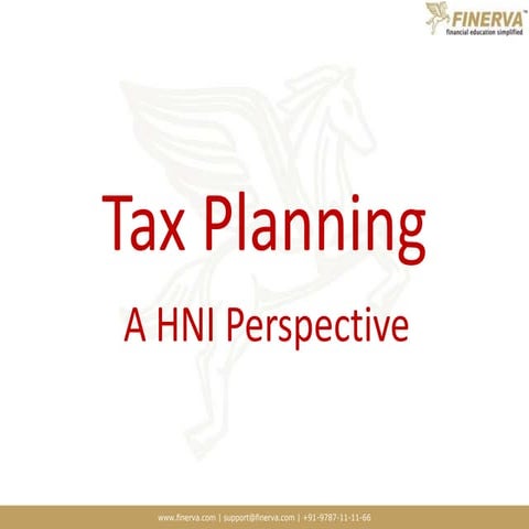 Tax planning hni