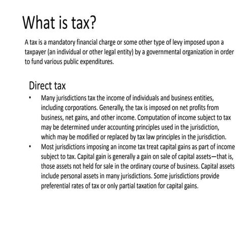 Tax ppt
