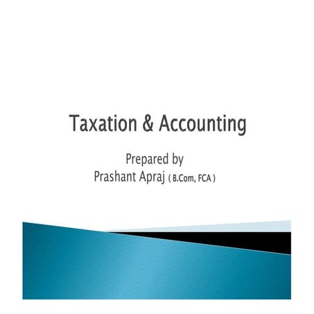 Tax presentation - Business Perspective