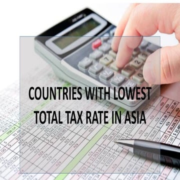 Tax Rates In Asia | PDF