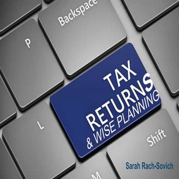 Tax returns/refunds and wise planning