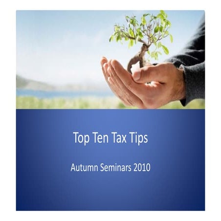 Tax Tips