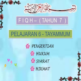 Tayammum