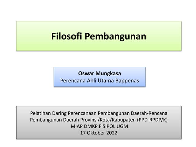 Apa Itu Filosofi Perencanaan Pembangunan Apa Itu Filosofi Perencanaan Pembangunan