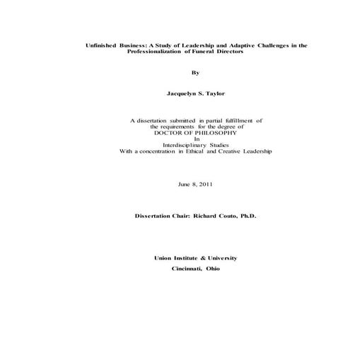 Taylor Dissertation 2012