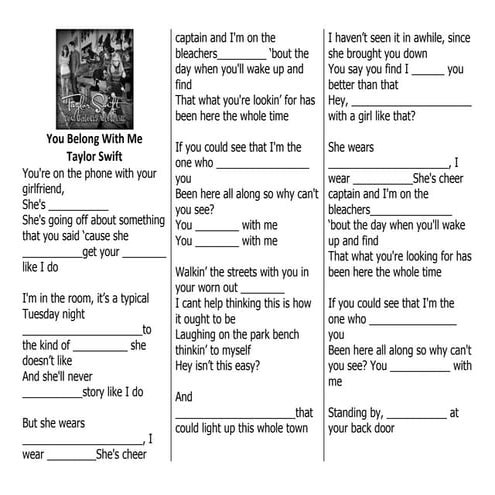 Taylor swift comparativos