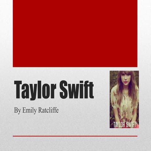 Taylor swift powerpoint