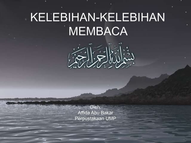 Kelebihan Membaca Bismillah