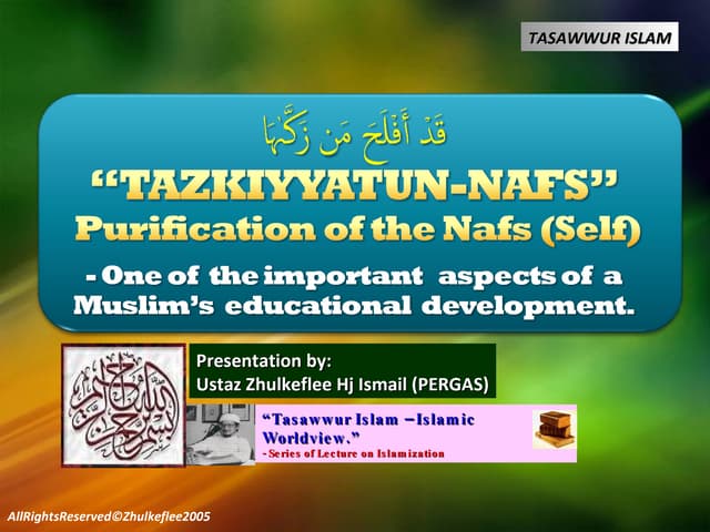 Tazkiyyatun Nafs(Slideshare)B