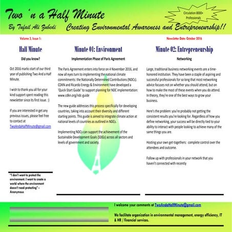 TAZ "Two and a Half Minute" - October - 2016