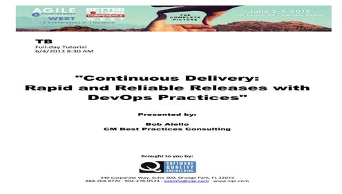 Continuous Delivery: Rapid and Reliable Releases with DevOps Practices